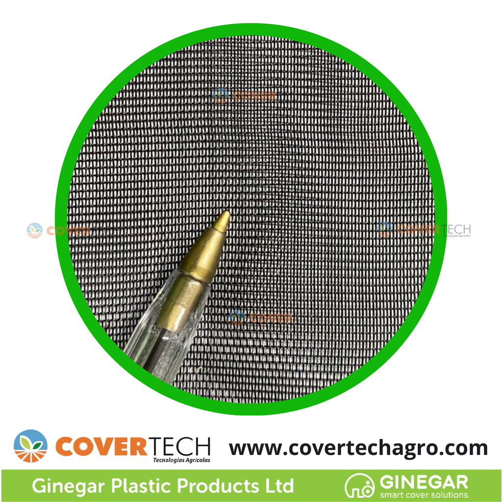 Mallas 4.0x50m Negra 55% Monofilamento 40 Mesh (2+2)