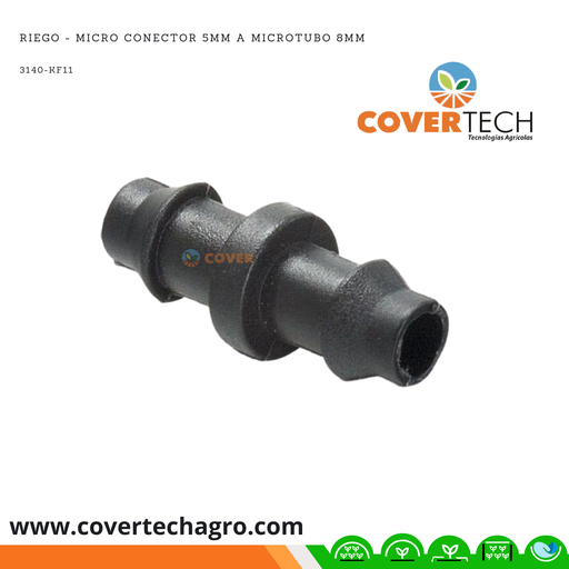 [3140-KF11] Riego - Micro conector 5mm a microtubo 8mm