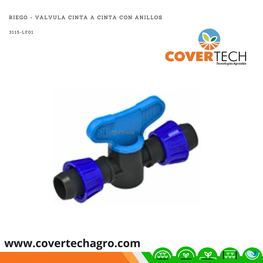 [3115-LF01] Riego - Valvula cinta a cinta con anillos
