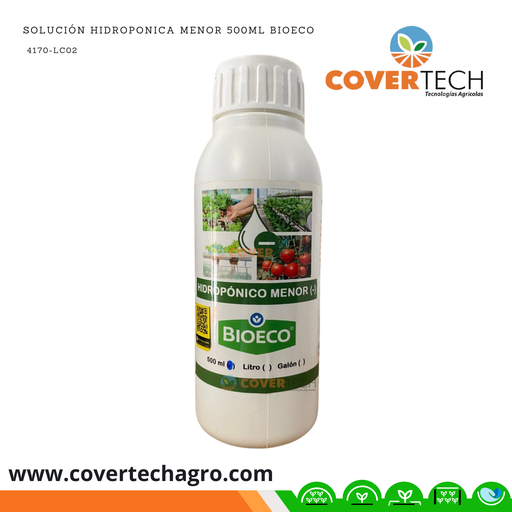 [4170-LC02] Solución hidroponica menor 500ml BioEco