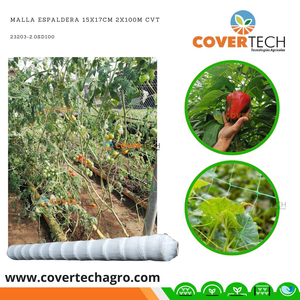 Malla Espaldera 15x17cm 2x100m CVT Verde