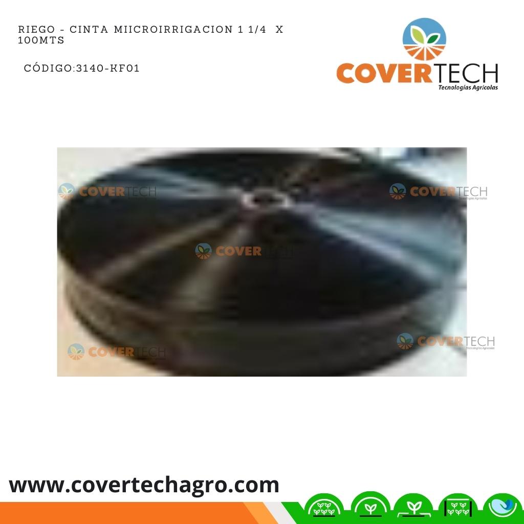 Riego - Cinta microirrigacion 1 1/4  x 100mts