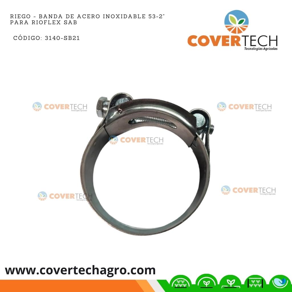  Riego - Banda de acero inoxidable 53-2" para Rioflex SAB Italia