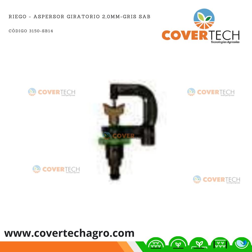  Riego - Aspersor giratorio 2,0mm-gris SAB Italia