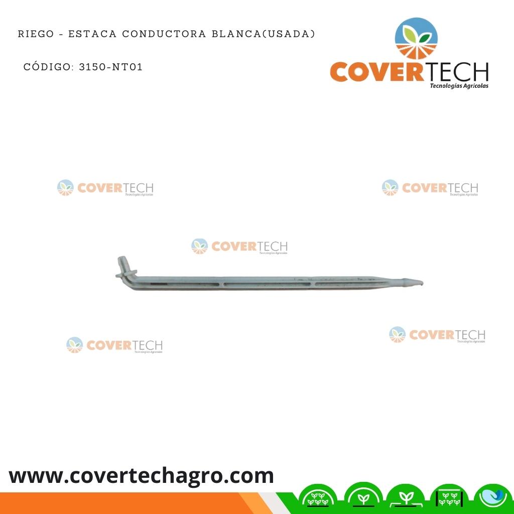Riego - Estaca conductora Blanca Netafim (2da)
