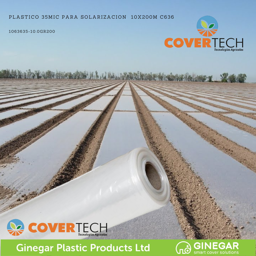 Plastico 35MIC para solarizacion  10x200m C636