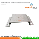 Abrazadera para soporte canoa octagonal 100x50mm