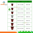 Maceta bicolor para cultivo BN120x85x105mm