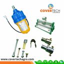 Motor electrico para cortina de invernadero y accesorios