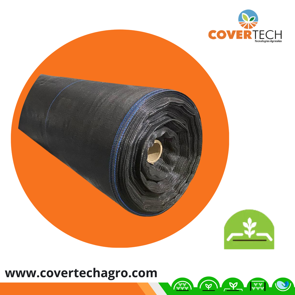 Cubre Suelo Negro 5.0x100m GP -100gms