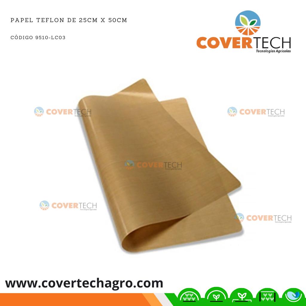  Papel teflon de 25cm x 50cm