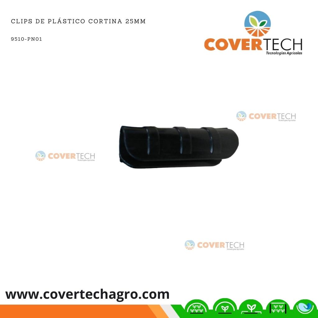 [9510-PN01]  Prensa plastica para tubo de 1¨ (25mm) x 85mm negra