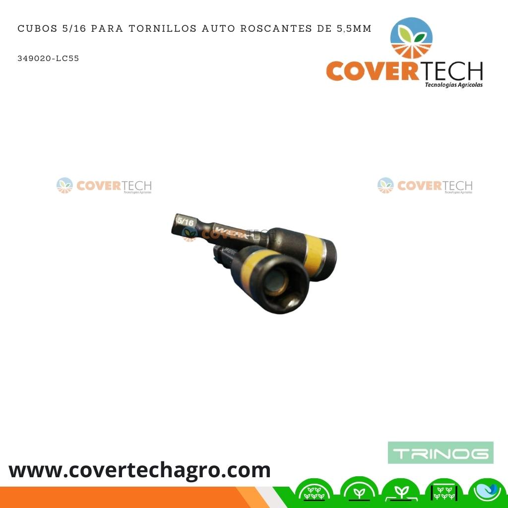  Cubos 5/16 para tornillos auto roscantes de 5,5mm