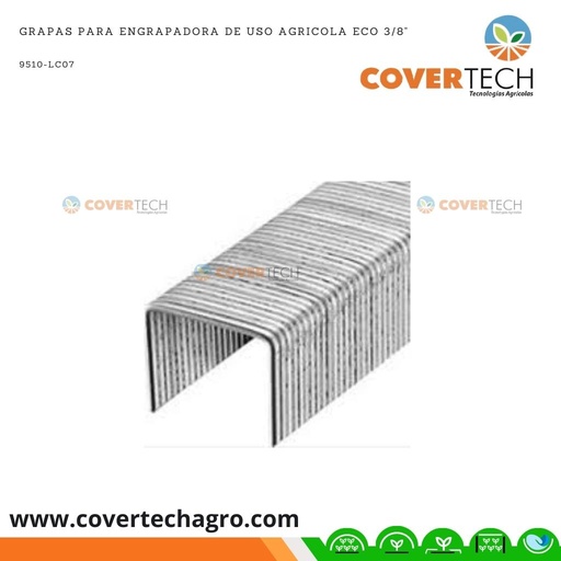 [9510-LC07] Grapas para engrapadora de uso agricola Eco 3/8" (5000 pcs)