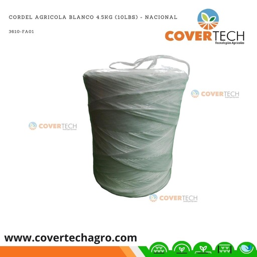 [3610-FA01]  Cordel Agricola Blanco 4.5kg (10Lbs) - Nacional