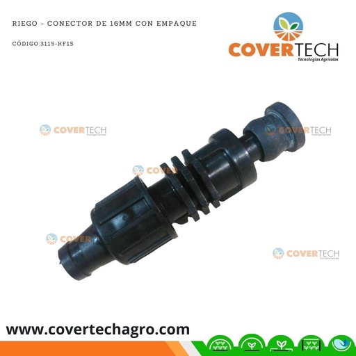 [3115-KF15]  Riego - Conector de 16mm (3/8") con empaque