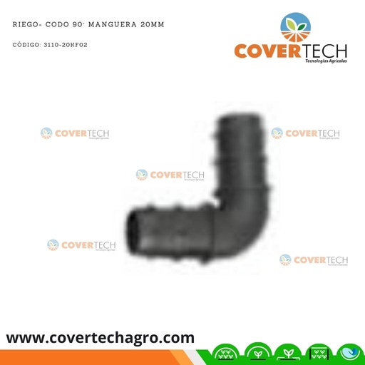 [3110-20KF02] Riego- Codo poliducto 20mm (1/2")