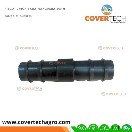 [3110-20KF03] Riego- Union para poliducto 20mm