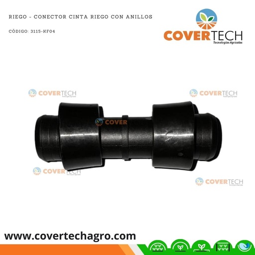 [3115-KF04]  Riego - Conector cinta riego con anillos