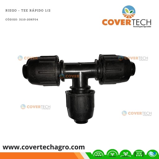 [3110-20KF04]  Riego - Tee Rapido 20mm (1/2")