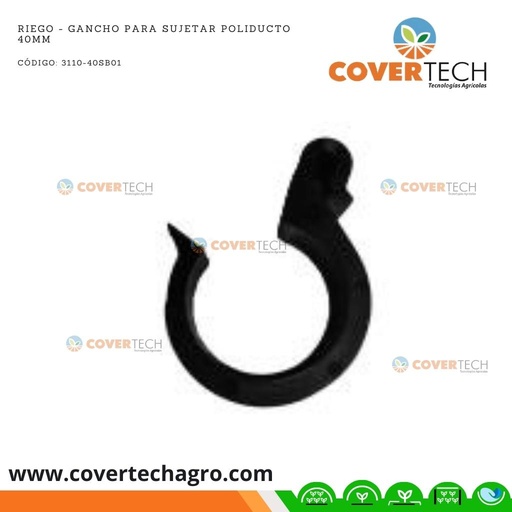 [3110-40SB01]  Riego - Gancho para sujetar Poliducto 40mm (1 1/2") SAB Italia