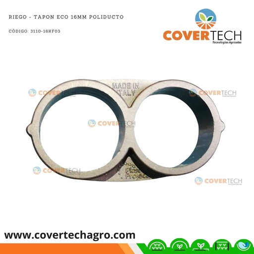 [3110-16KF03] Riego - Tapon Eco 16mm (3/8") Poliducto