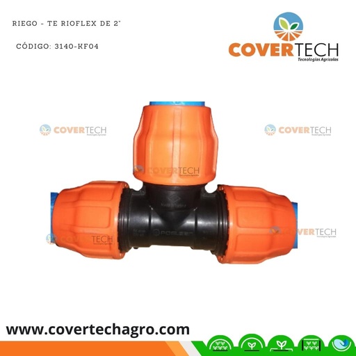 [3140-KF04] Riego - Tee RioFlex de 2"