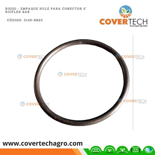 [3140-SB23]  Riego - Empaque hule para Conector 2" Rioflex SAB Italia