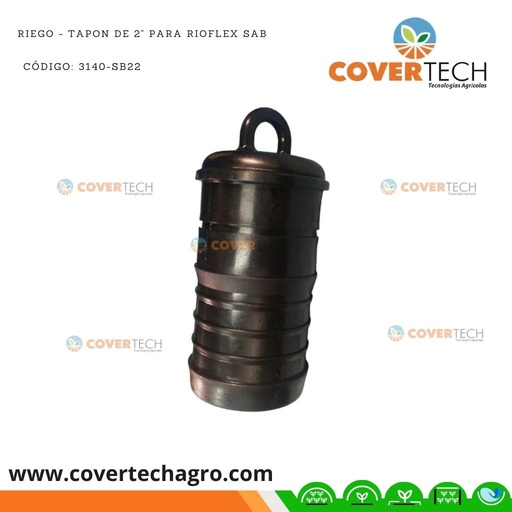[3140-SB22] Riego - Tapon para final de linea de 2" para Rioflex SAB Italia