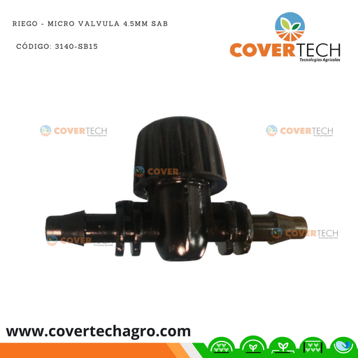 [3140-SB15]  Riego - Micro valvula 4.5mm SAB Italia