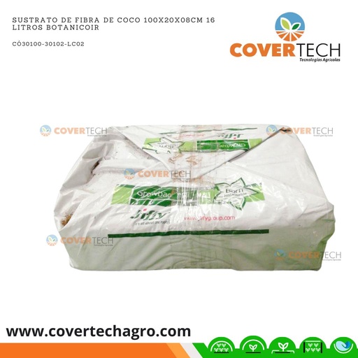 [30102-LC02]  Sustrato de Fibra de Coco 100x20x08cm 16 Litros Botanicoir