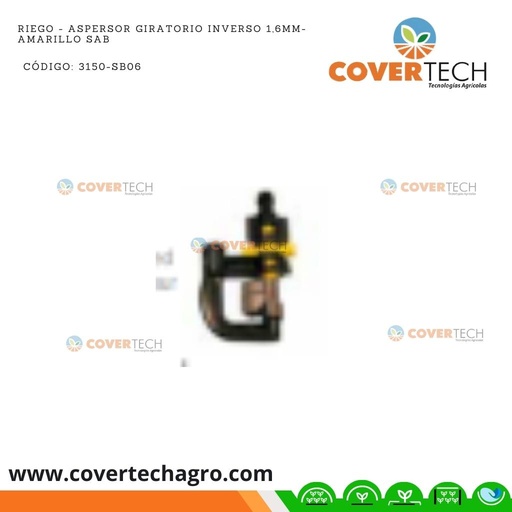 [3150-SB06]  Riego - Aspersor giratorio inverso 1,6mm-amarillo SAB Italia