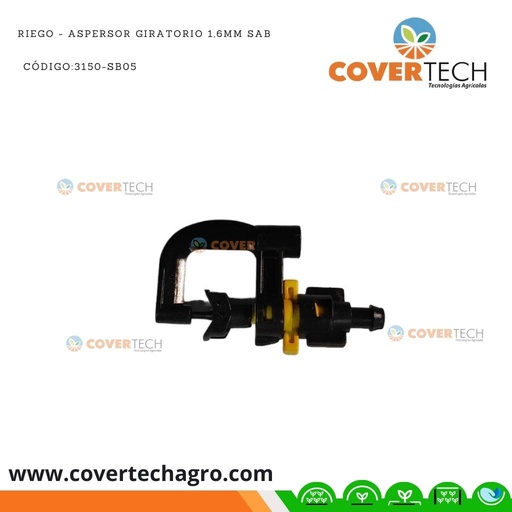 [3150-SB05]  Riego - Aspersor giratorio 1,6mm SAB Italia