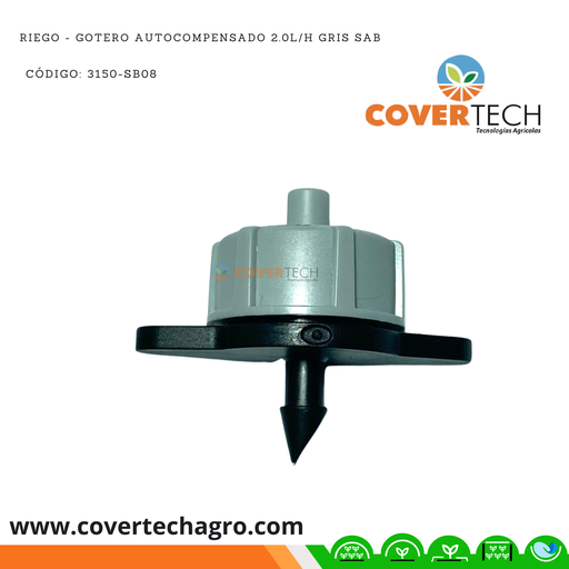 [3150-SB07]  Riego - Gotero regulable 0 a 40 l/h SAB Italia