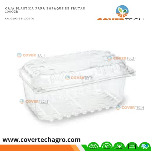 [96-1000TG]  Caja plastica para empaque de frutas 1000gr