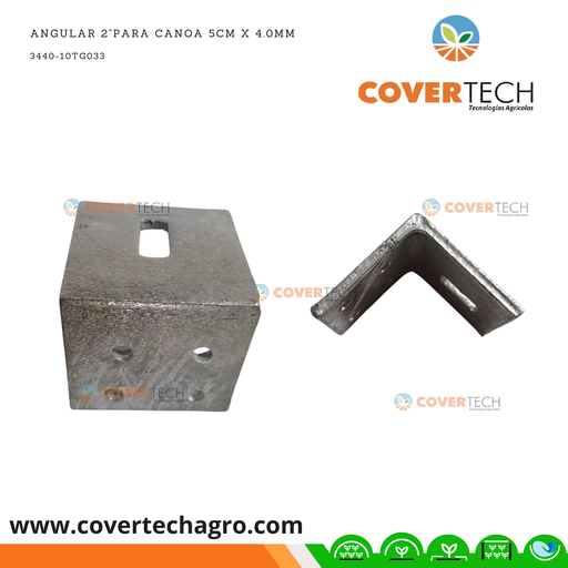 [3440-10TG033] Angular 2" para canoa 5cm x 12.5cm x 4.0mm
