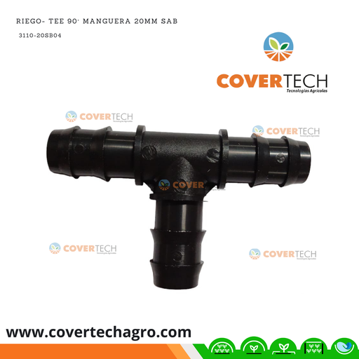 [3110-20SB04] Riego- Tee poliducto 20mm (1/2")  SAB Italia