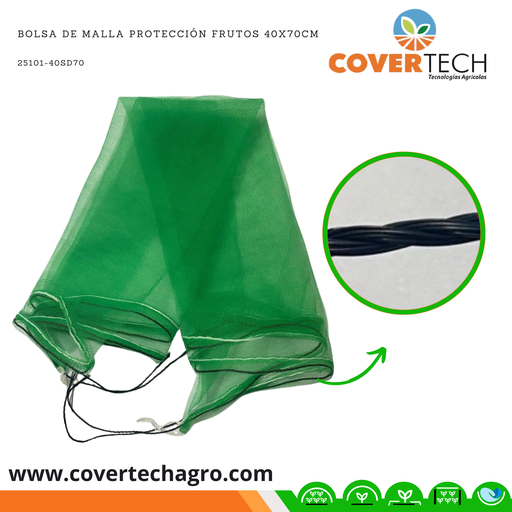 [25101-40SD70] Bolsa de malla protección Frutos 40x70cm