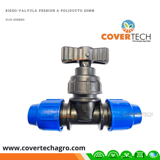 [3110-20SB20] Riego-Valvula PRESION a poliducto 20mm (1/2") SAB Italia