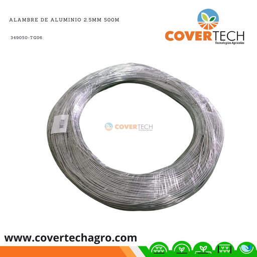 [349050-TG06] Alambre de aluminio 2.5mm 500m